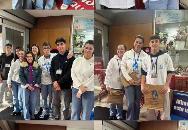 Alunos do 10º A Participam em Campanha de Voluntariado no Banco Alimentar Contra a Fome